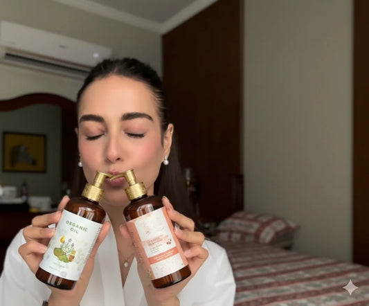 Organic Shampoo & Hair Oil Recommended BY Iqra aziz